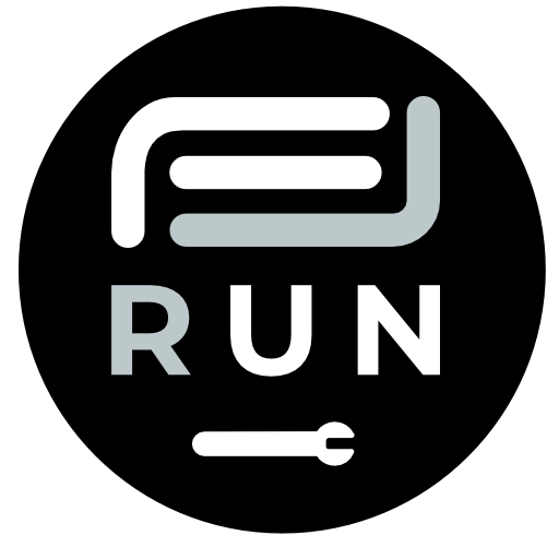 Logo de Laptop FIX Run Técnico